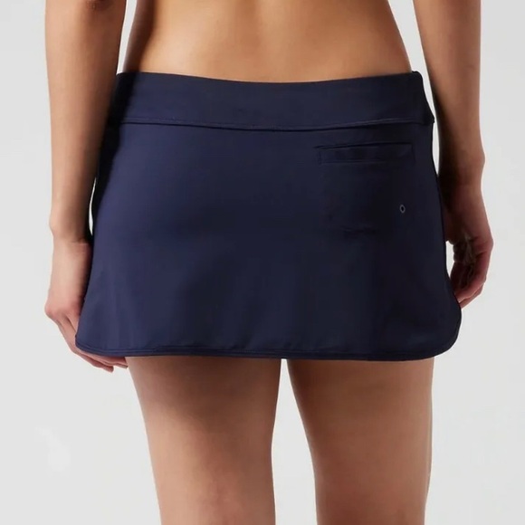 Athleta Tidal Swim Skirt in Ress Blue Size S P 405807 Beach Skort Tennis Golf - Picture 5 of 16